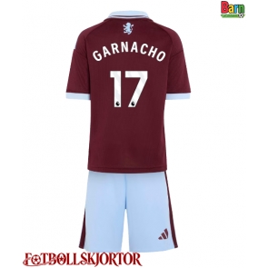 Aston Villa Alejandro Garnacho #17 Hemmakläder Barn 2026-27 Kortärmad (+ Korta byxor)